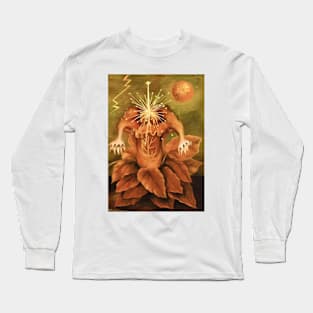 Flower of Life (Flame Flower) by Frida Kahlo Long Sleeve T-Shirt